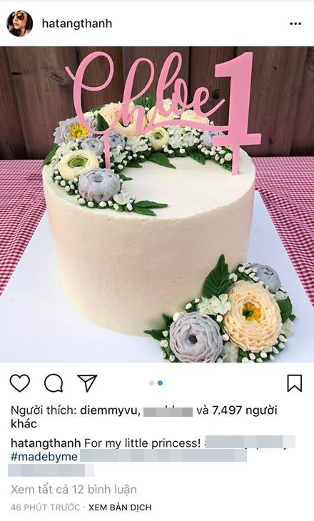 Hà Tăng tự tay làm món quà đặc biệt tặng con gái trong ngày sinh nhật tròn 1 tuổi